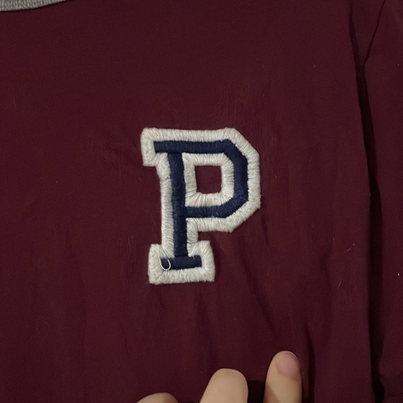 VS Pink collegiate burgundy long sleeve - Picture 4 of 5